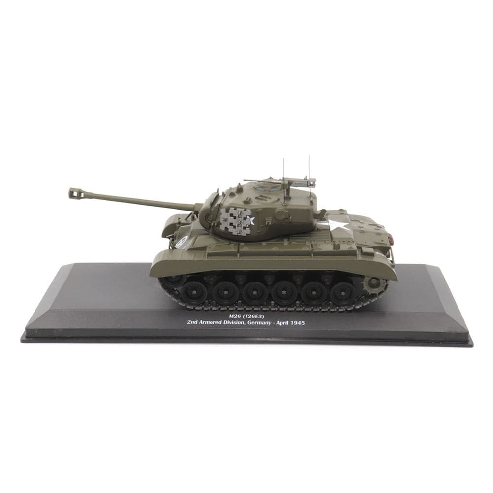 Tanque De Guerra 1/43 Alemanha 1945 M26 2ND Armored Division