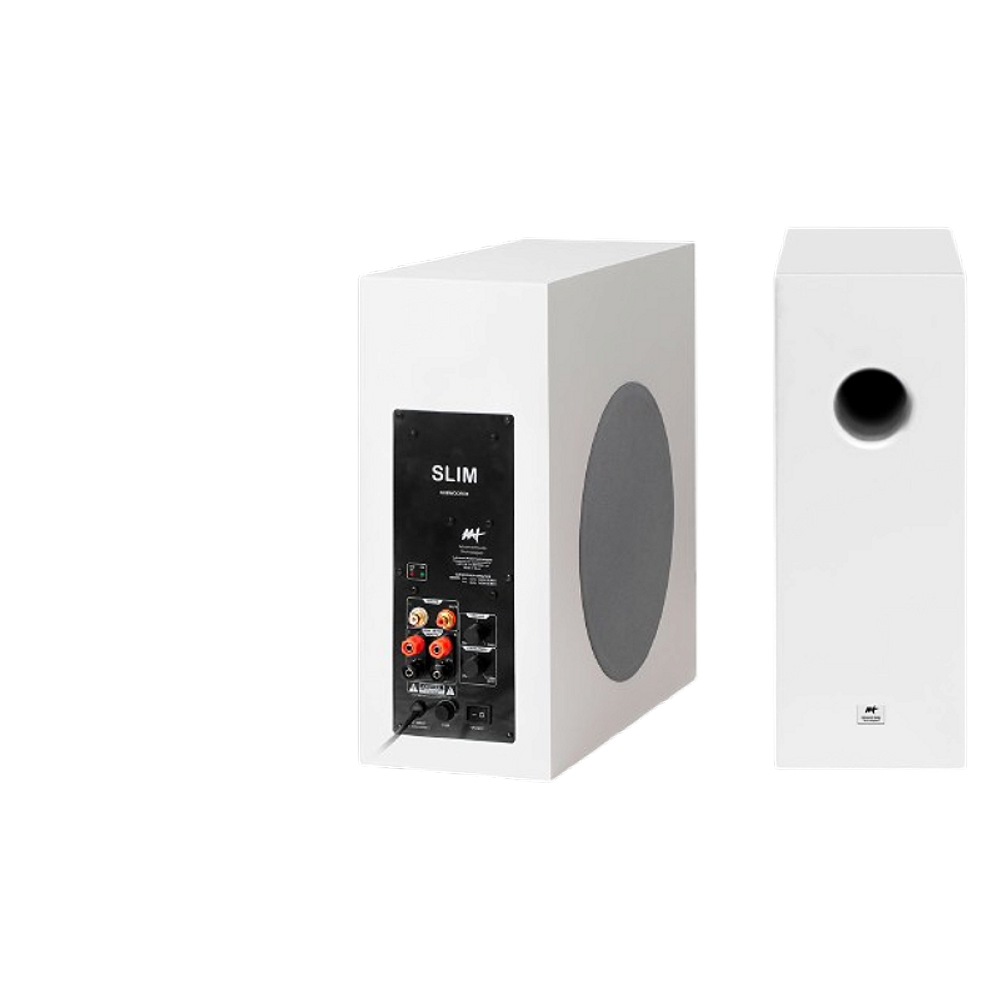 Subwoofer Slim Ativo 8¨AAT Cor Branco Pot Máxima 200W RMS