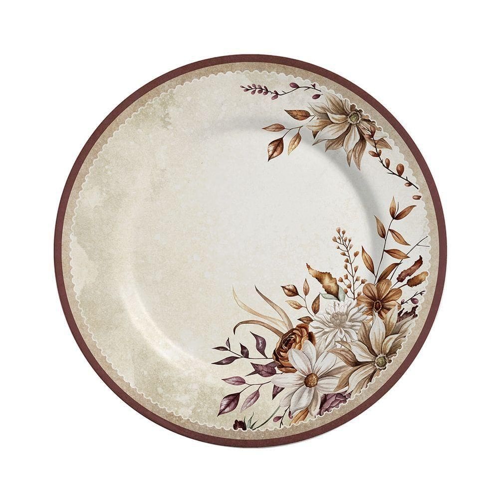 Prato Raso Copa E Cia Aquarelle Em Cerâmica Adele