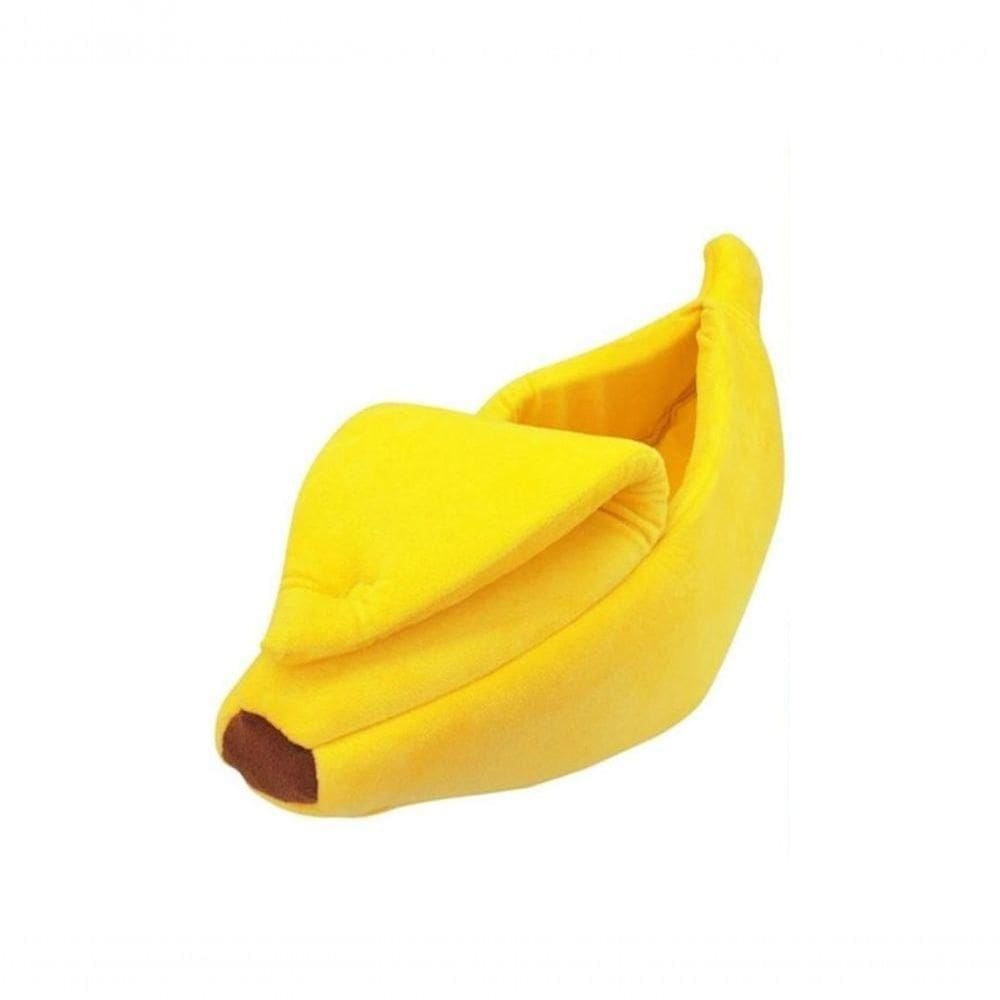 Caminha Pet Em Formato De Banana Para Cachorros E Gatos – Conforto E Estilo Divertido