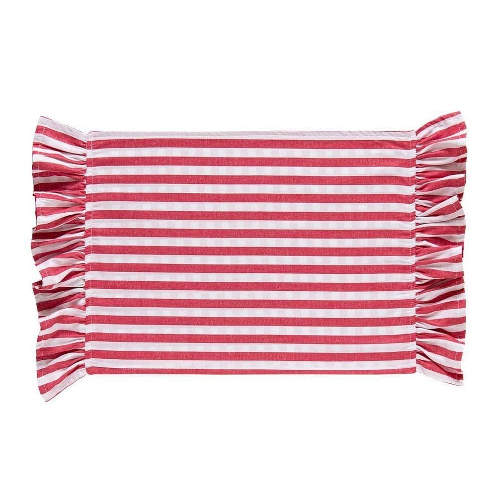 Jogo Americano Copa E Cia Avuslo Dupla Face Marie Xadrez Vermelho