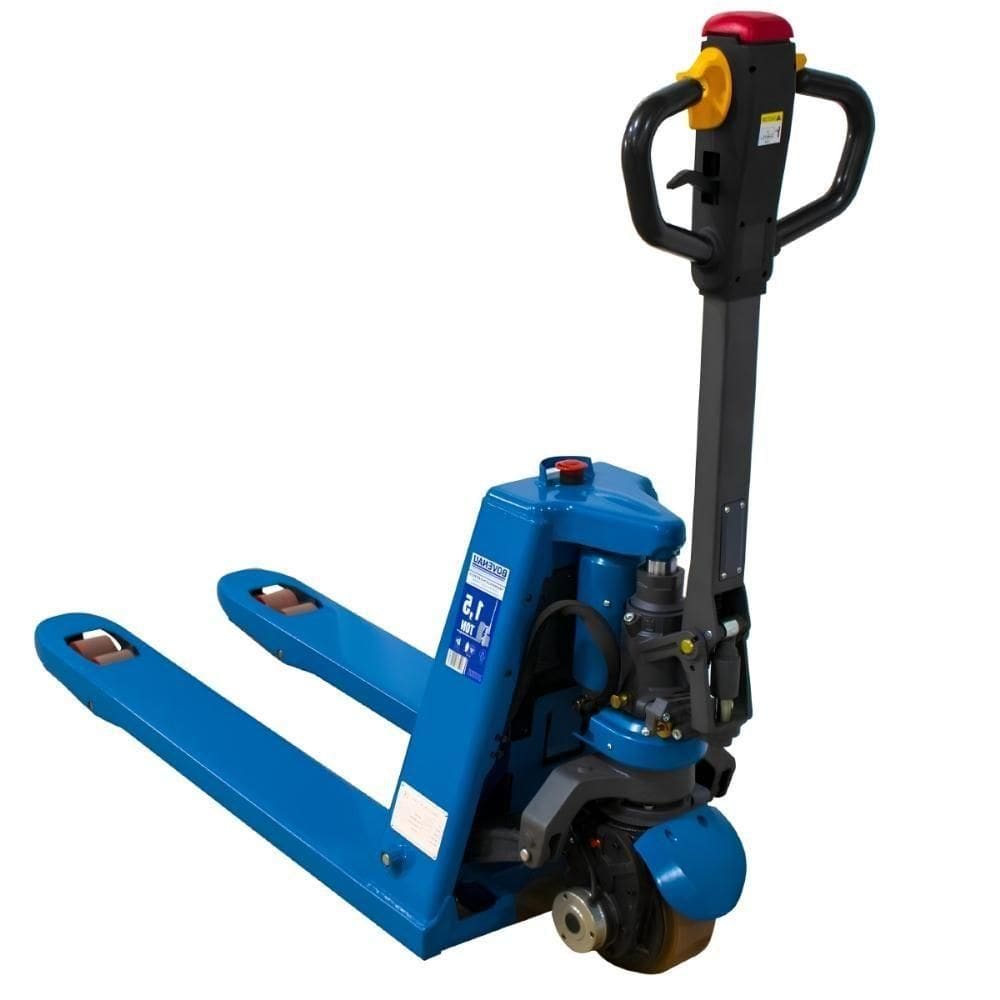Paleteira Carro Hidráulico Elétrica 1500kg 550x1150 Mm Econômico Bat. Lithium Tpe1500e Bovenau 220V
