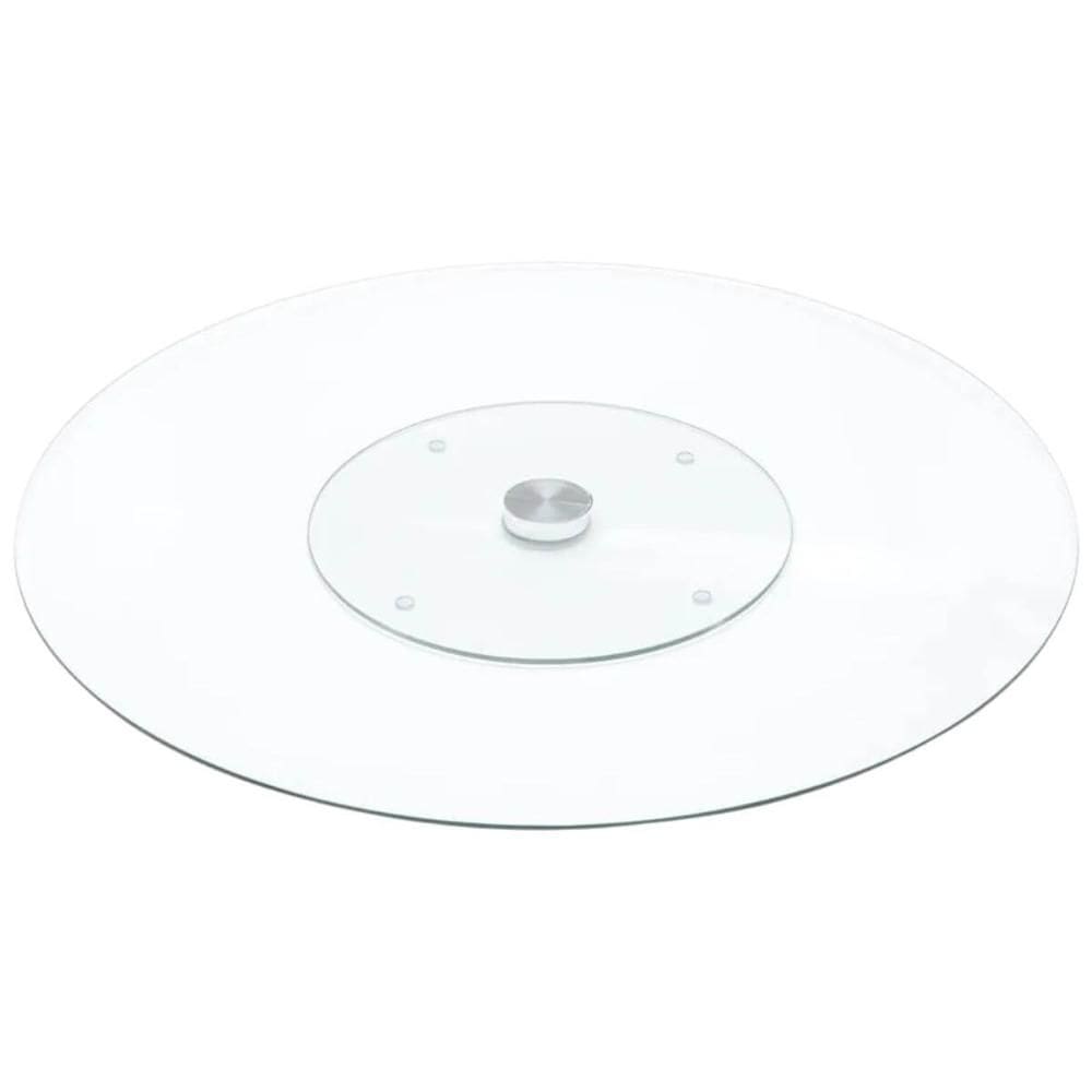 Centro De Mesa Prato Giratório Vidro Temperado 30cm Wolff Cozinha Incolor