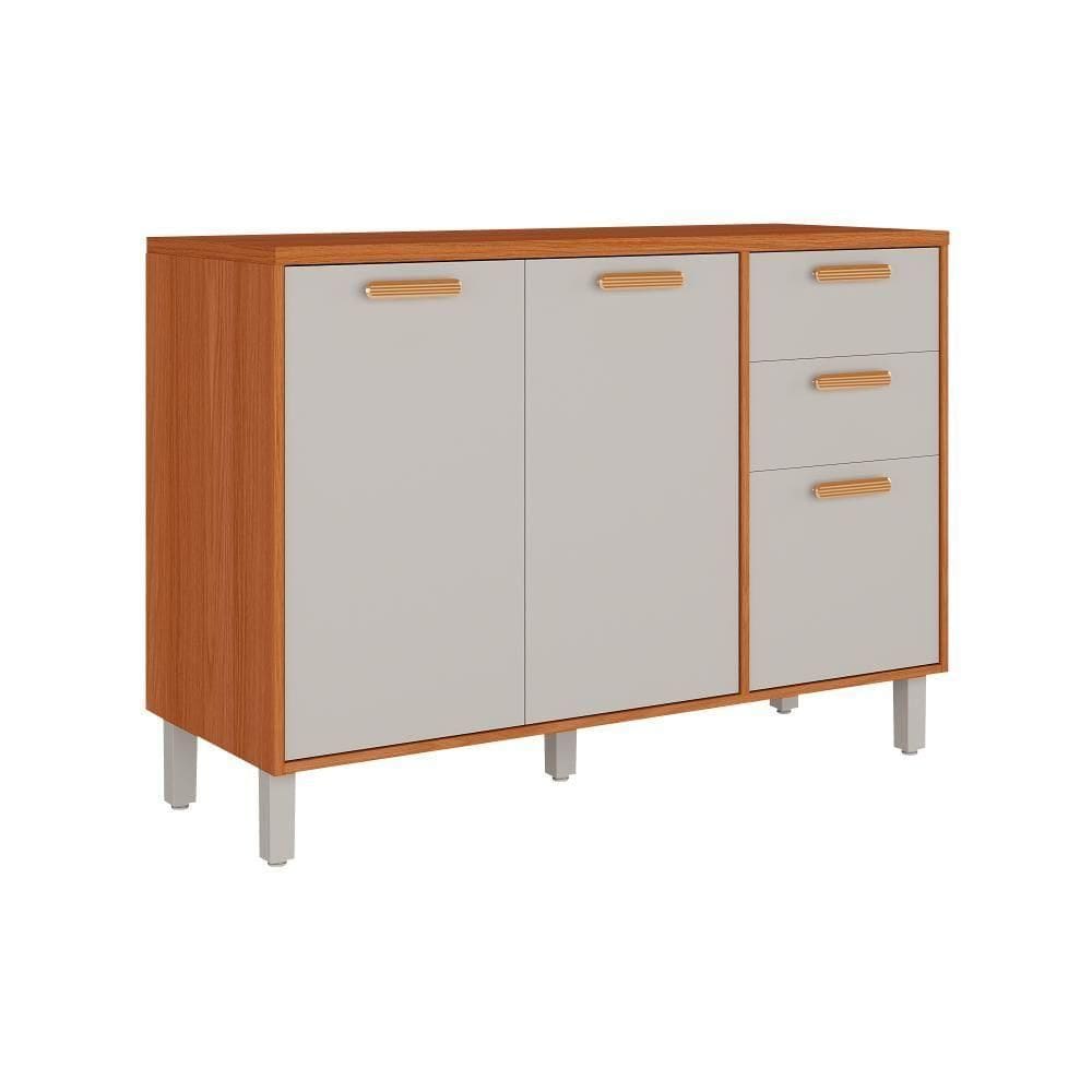 Balcão De Cozinha Itatiaia Itafriz 120cm Em Madeira Mdp Cinamomo Fendi