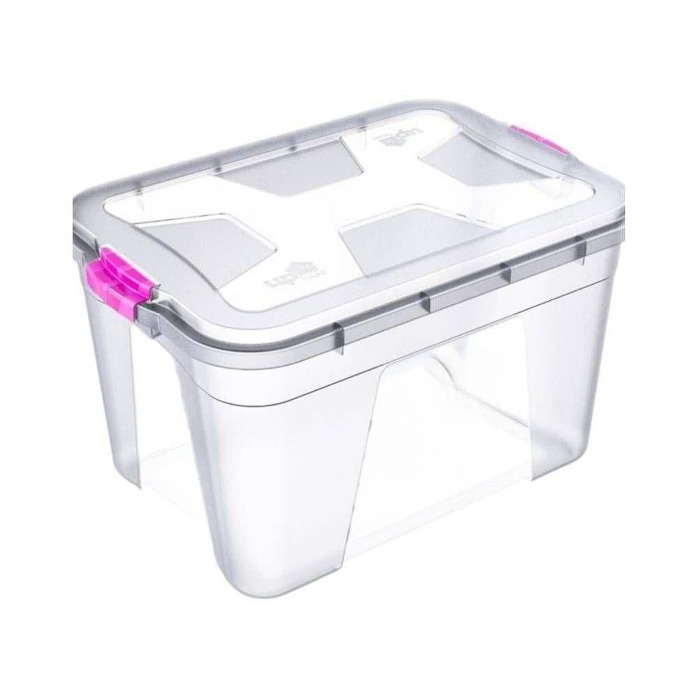 Caixa Organizadora Multiuso Transparente 12 Litros Com Trava