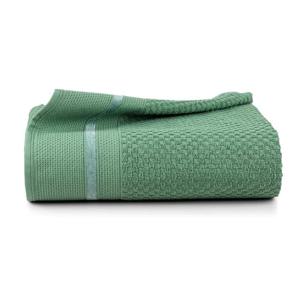 Toalha De Banho Medeli 1,50m X 80cm 01 Peça 100% Algodão Toque Suave - Verde