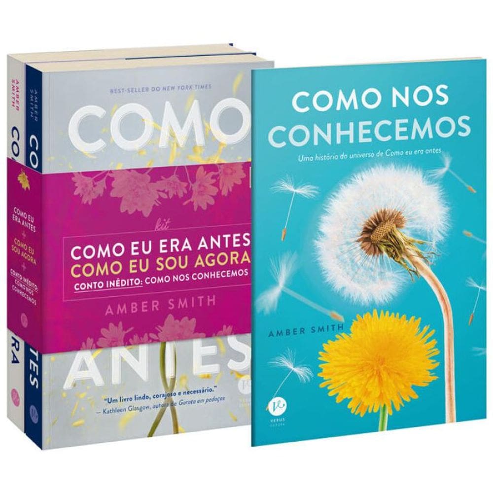 Kit Como eu era antes + Como eu sou agora