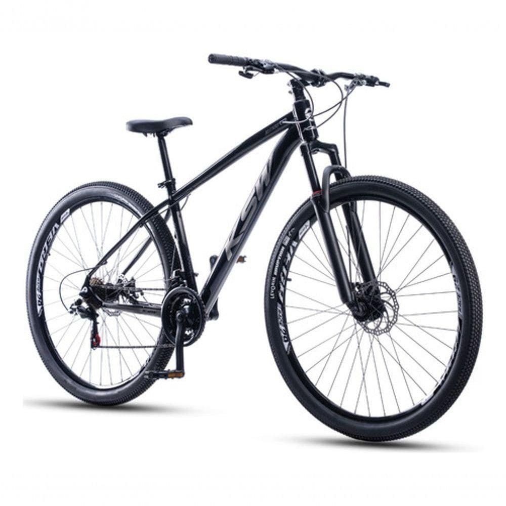 Bicicleta Bike Aro 29 Ksw Marcha 21 Velocidades Alumínio Xlt 100 Mtb Preto/prata 19