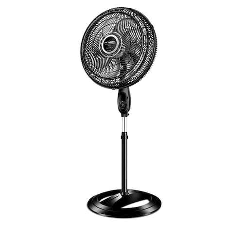imagem-Ventilador de Coluna Mondial 40cm Super Turbo Tech Vtx-40c-8p-cr Preto/prata - 220V