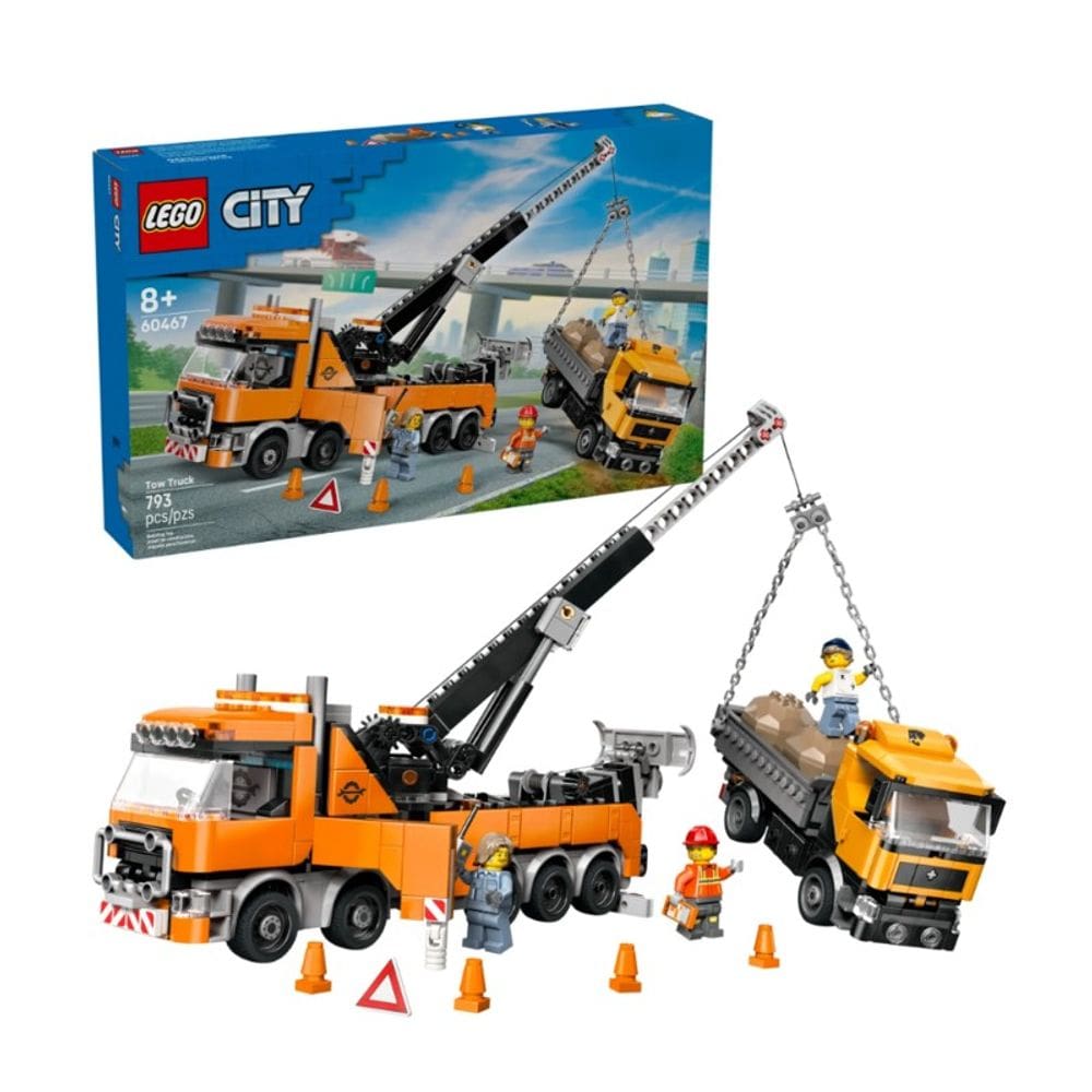 Lego City Caminhão de reboque com guindaste - 60467