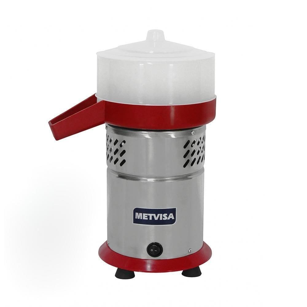 Extrator De Suco Comercial E Doméstico Vermelho Corpo Inox 300w Esl Metvisa 110V
