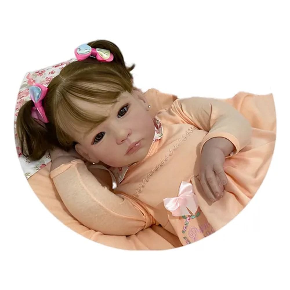 Bebê Reborn Toddler Menina Com 70 Cm De Altura