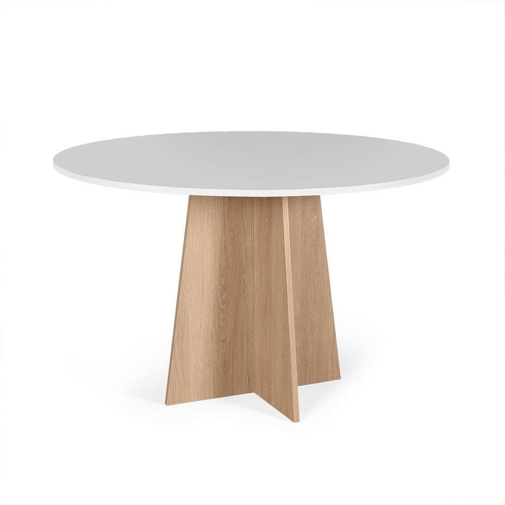 Mesa de Jantar Redonda 6 Lugares 120cm Isabela - Straub Web
