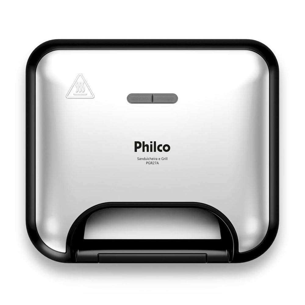 Sanduicheira e Grill Philco Inox 2 em 1 PGR27A 750W