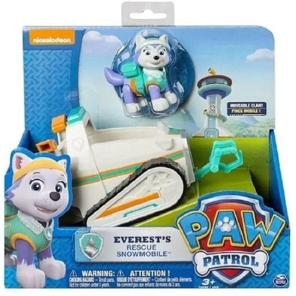 Patrulha Canina - Veiculo e Boneco - Slido Everest SUNNY