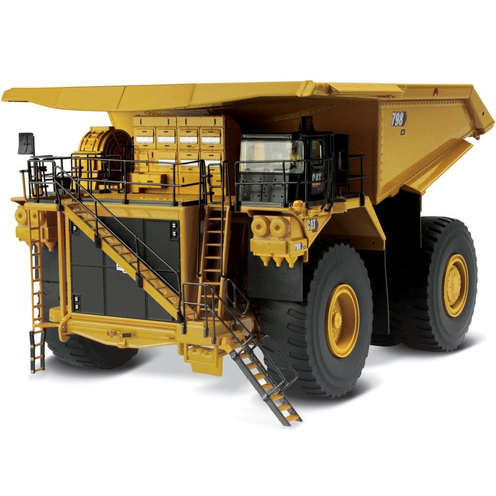 Miniatura Detalhada 1/50 Caterpilla 798 Caminhão Mineração
