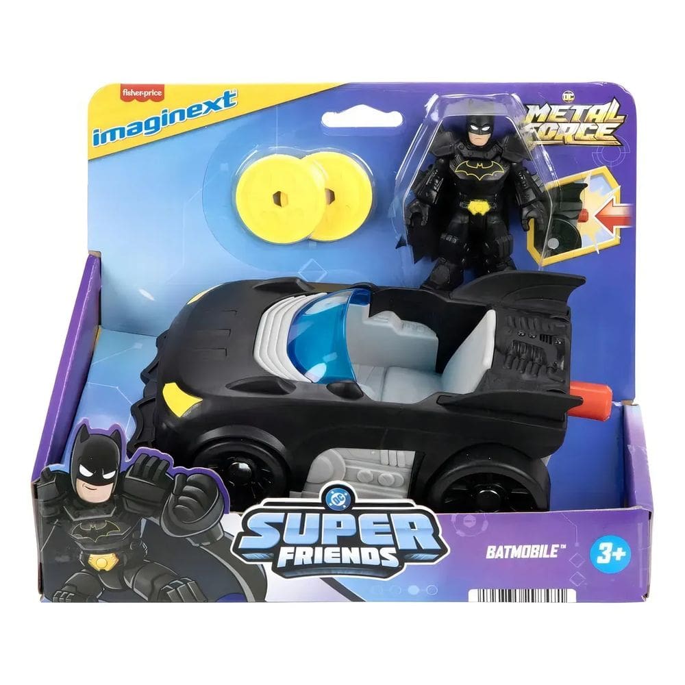 Imaginext - Figura de Acao - Batman e Veiculo MATTEL