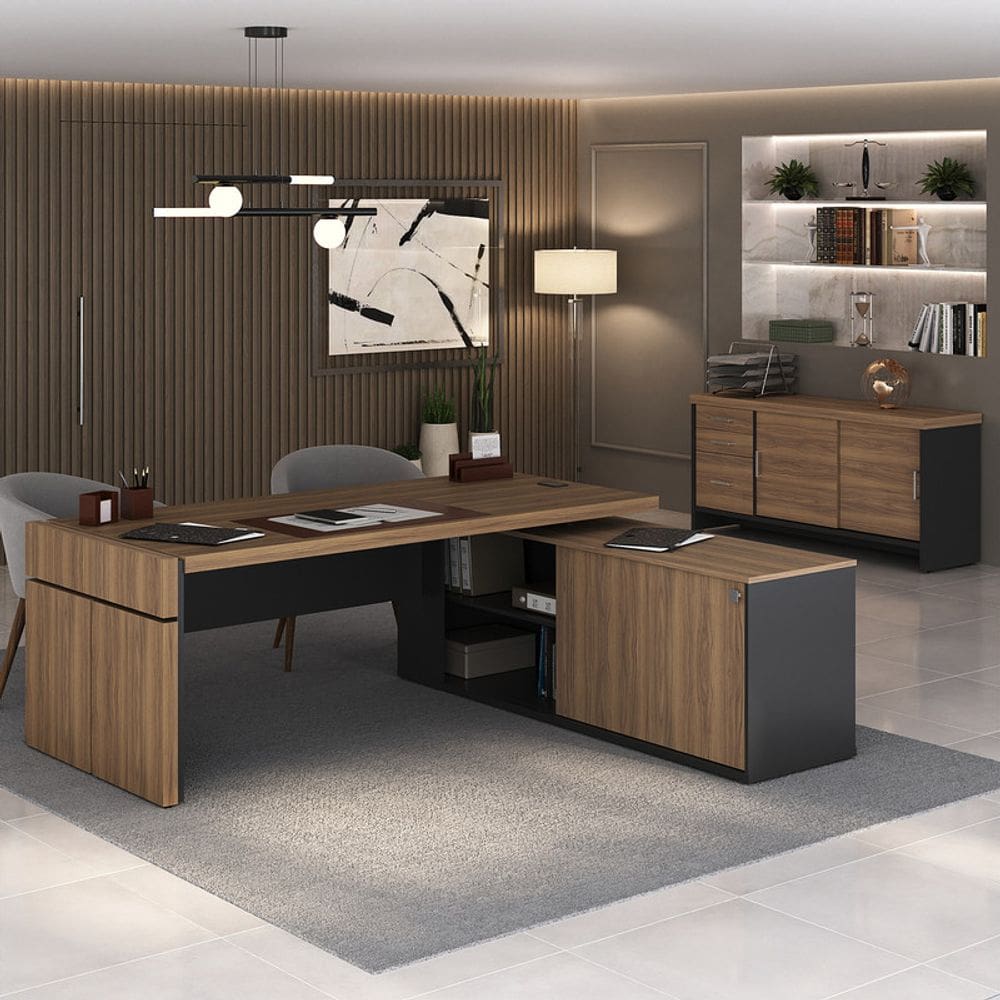 Conjunto Escritório: Estação 6365 + Balcão 6177