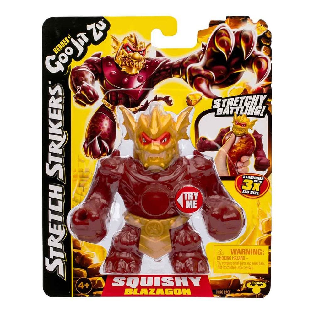 Boneco Elástico Blazagon De 12Cm Goo Jit Zu Stretch Strikers