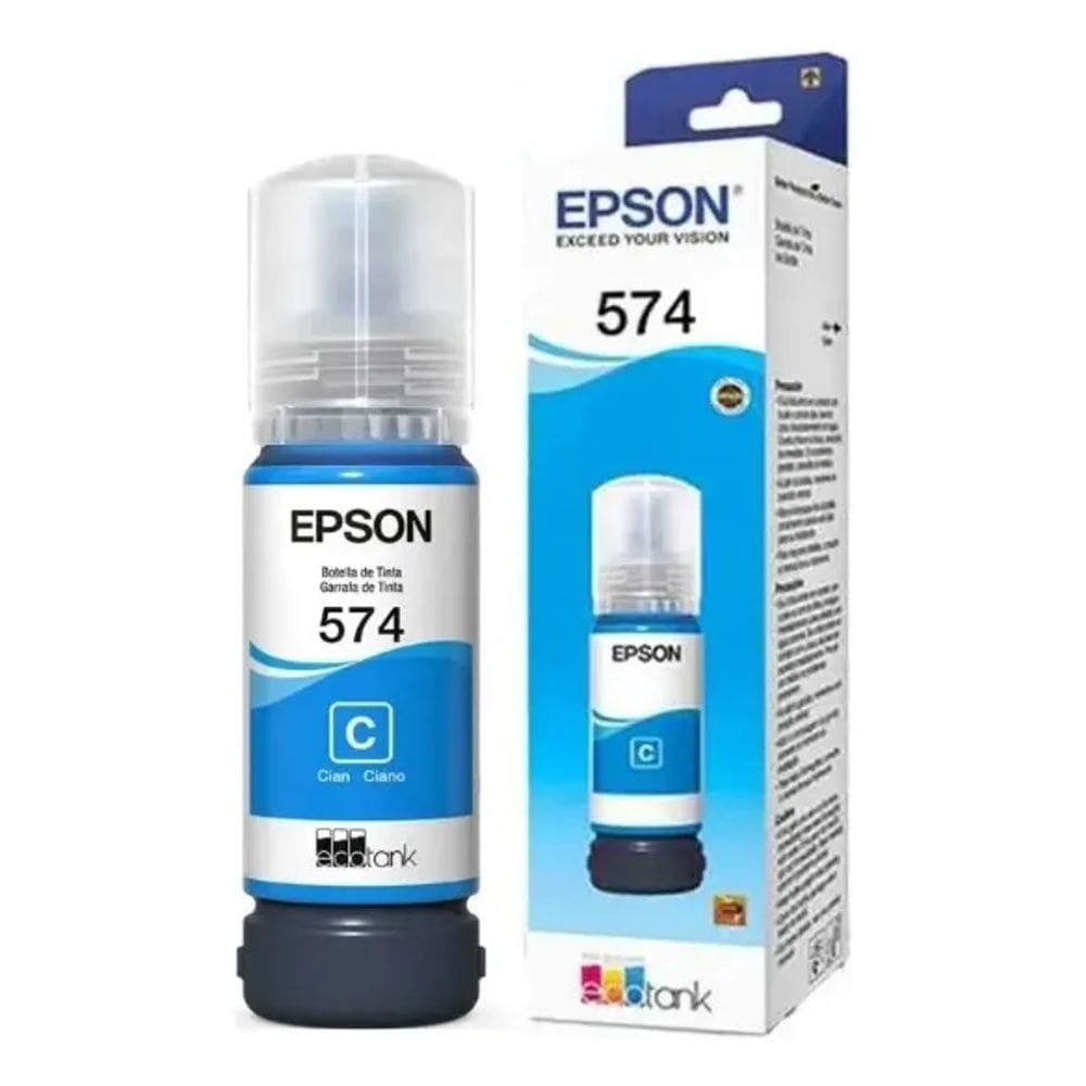 Refil De Tinta Epson T574220 Ciano - L8050 L18050