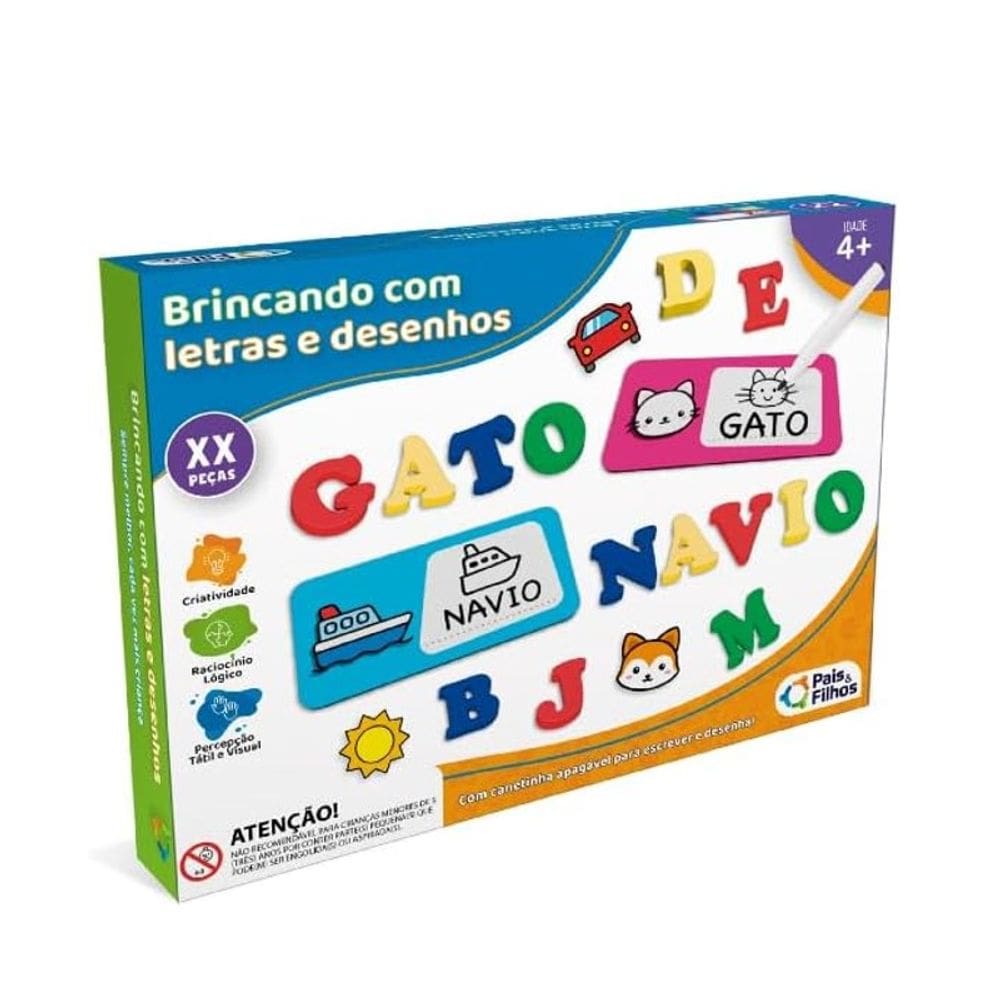 Brincando Com Letras e Desenhos - Pais & Filhos