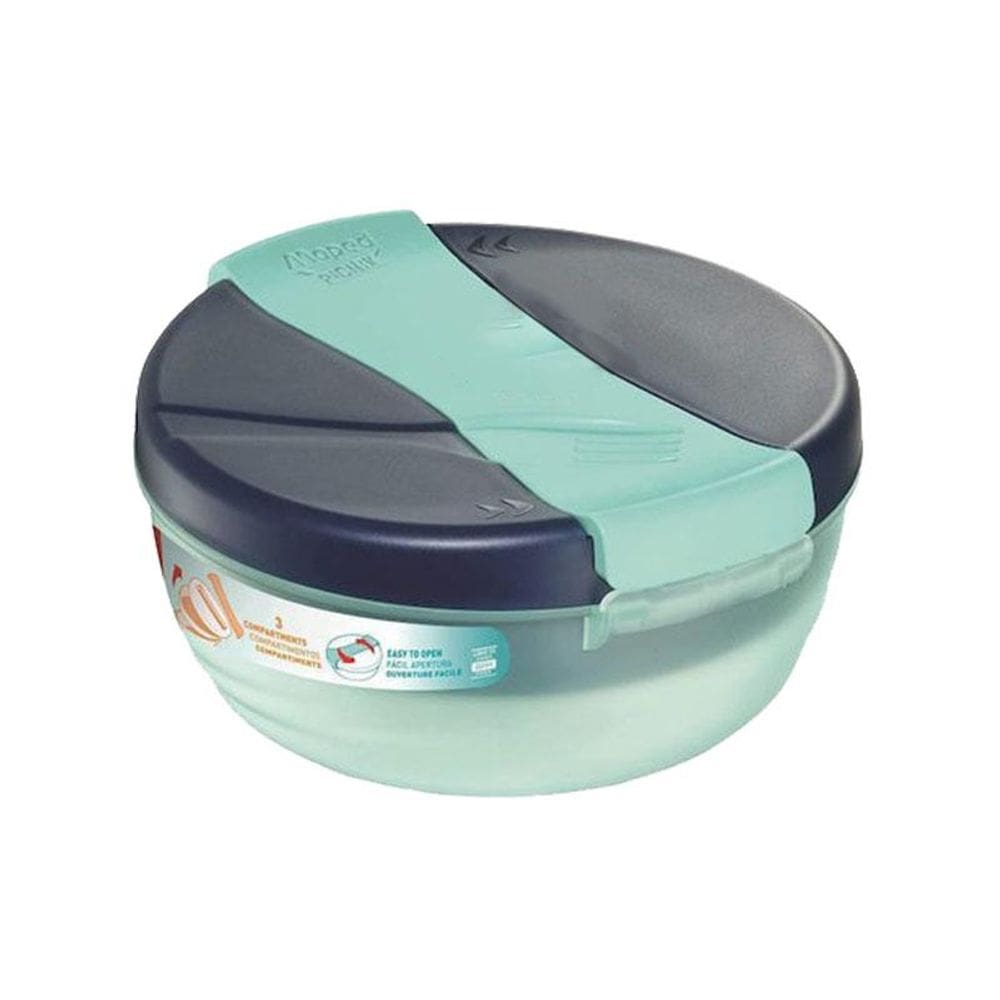 Pote de plástico duplo Picnik Origins Azul 1,4L 872604 Maped