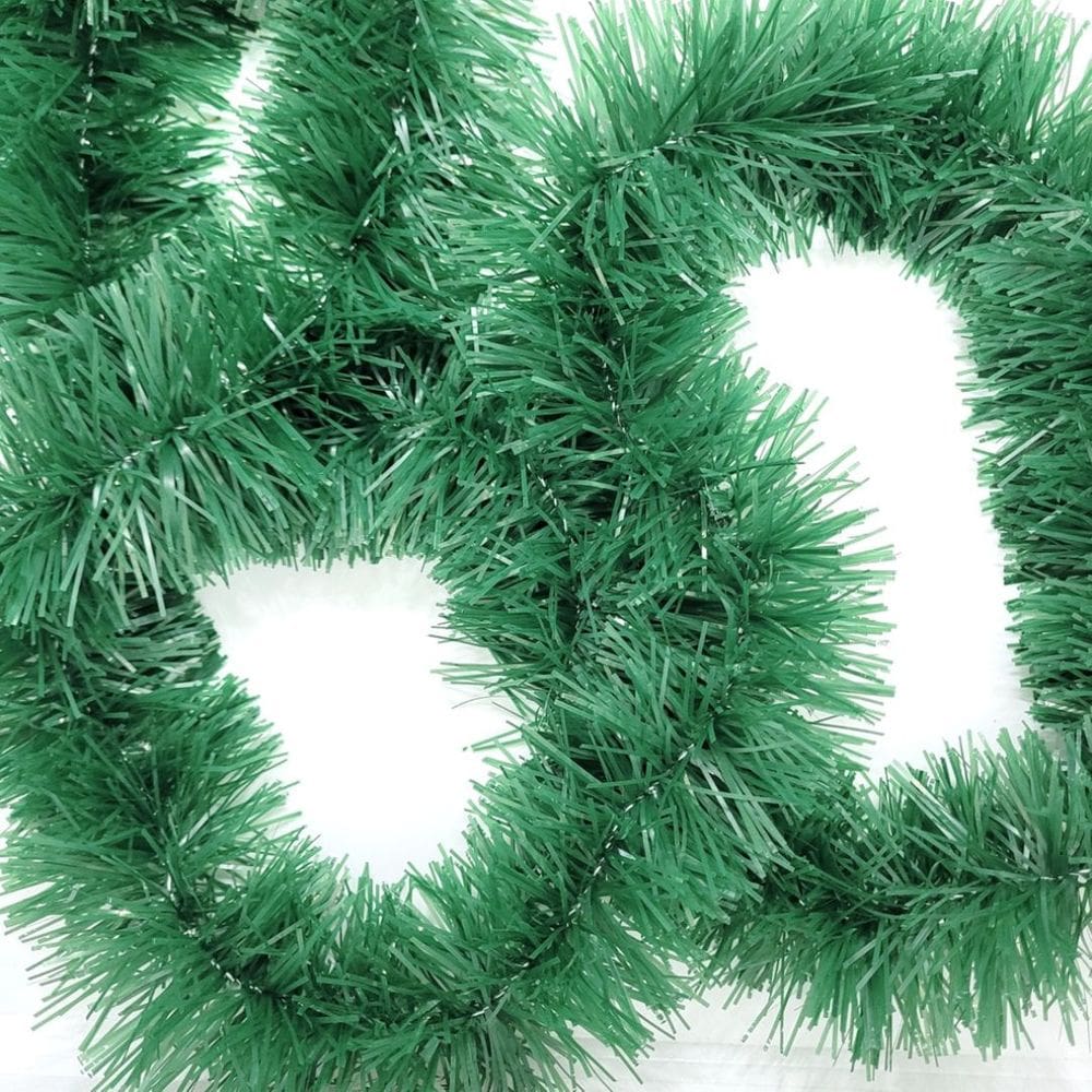 Festão De Natal Verde Opaco Premium 9cm x 2 metros - Master Christmas