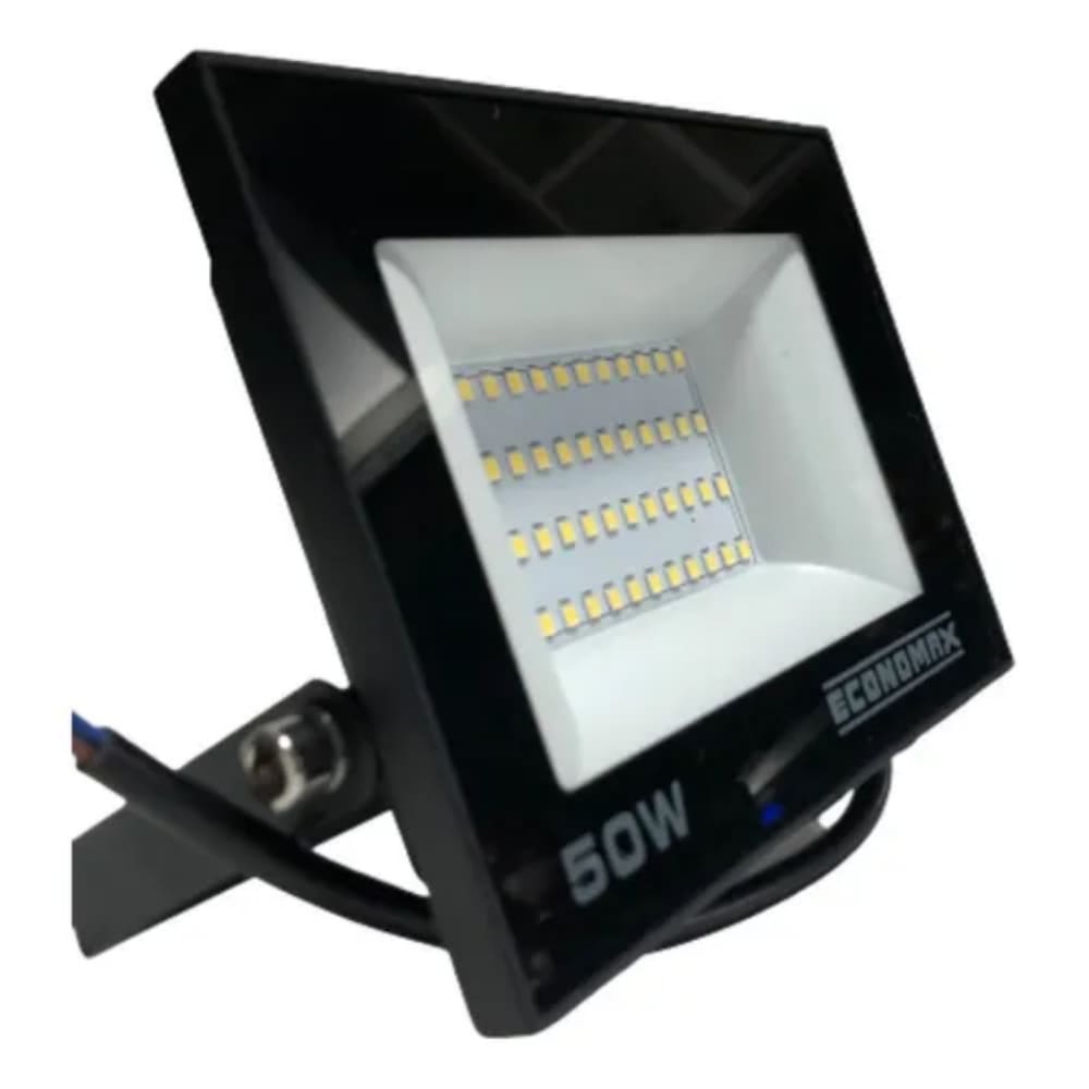Kit 5 Projetor Refletor Led 50w Luz Branca Fria Bivolt Kian