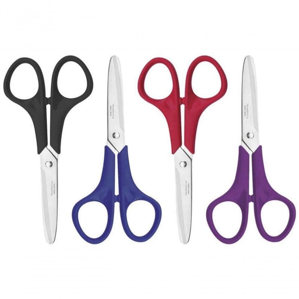 Tesoura Escolar Tramontina Supercort Monster Em Inox 5”