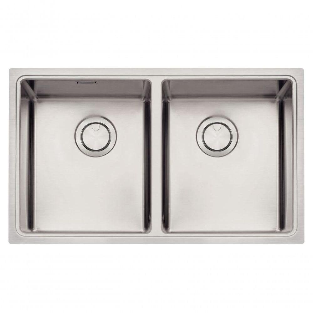 Cuba Dupla Tramontina Quadrum 2c 34 Em Inox Acabamento Acetinado Design Collection