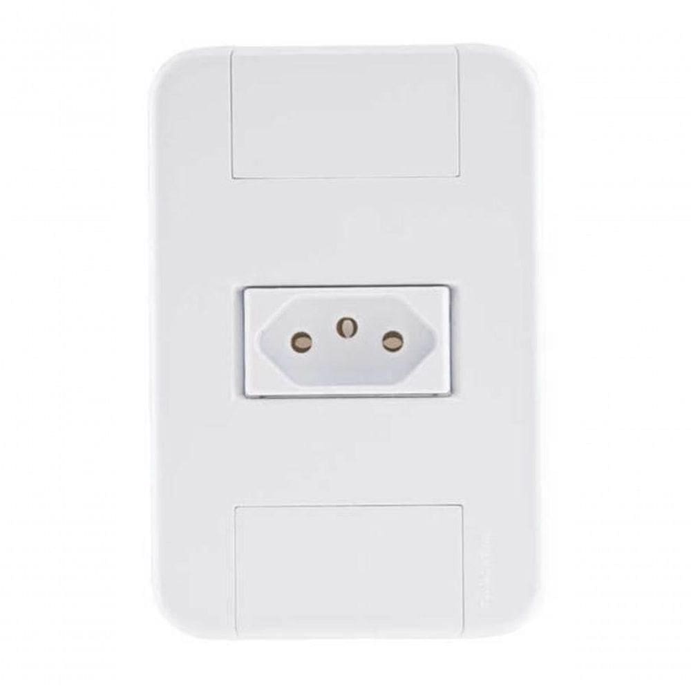 Conjunto 4x2 1 Tomada 2p+t 20 A 250 V Tramontina Tablet Branco