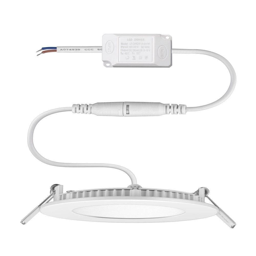 Luminária De Embutir Redonda 18W 6.500K Bivolt