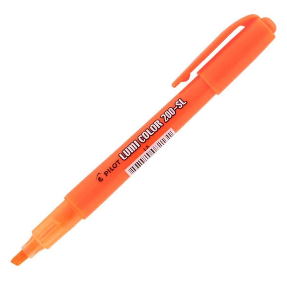 Pincel marca texto 200-SL Lumi Color - laranja - Pilot