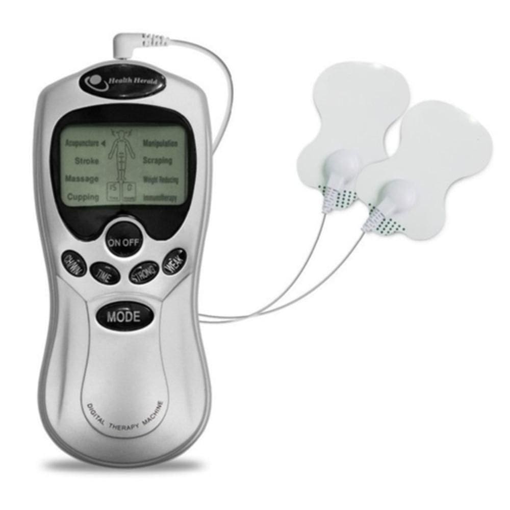 Massageador Terapia Digital Lcd Com Pulso Elétrico (tens - Fes) - Eletroestimulador - Bivolt