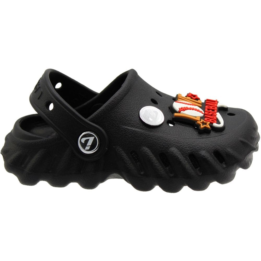 Clog Confortável Infantil Yvate Largo Enfeites Removíveis Menino