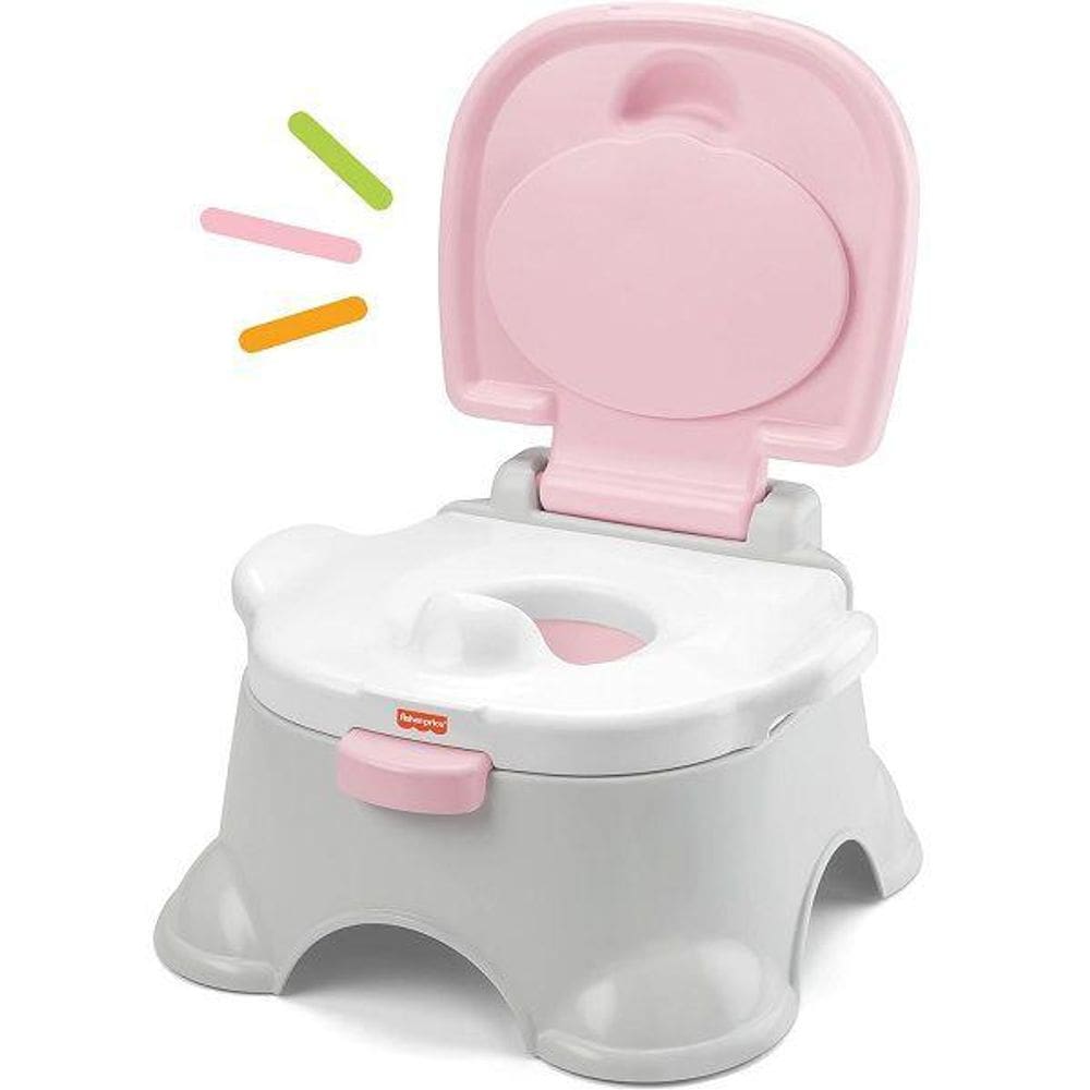 Troninho Infantil 3 em 1 Fisher-Price Penico Rosa - Mattel HGW36