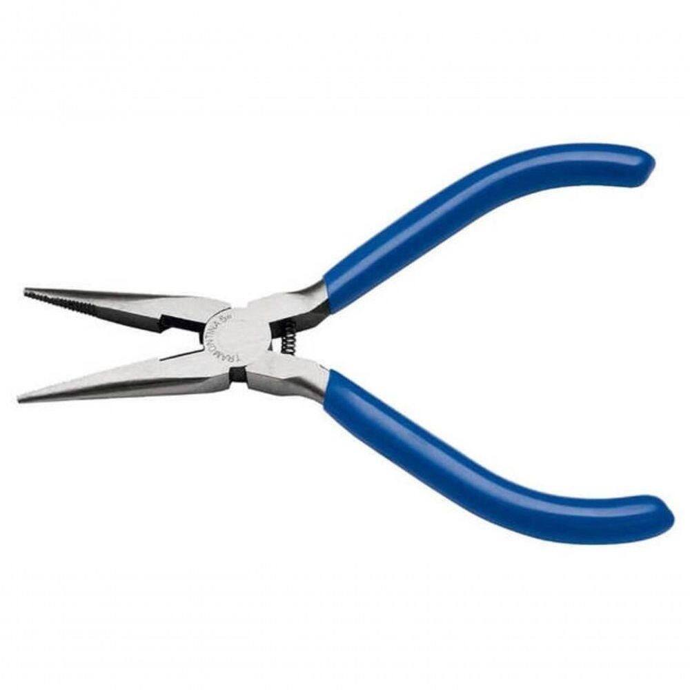 Alicate Meia Cana 5” Tramontina Basic Em Aço Especial Com Empunhadura Em Pvc Azul