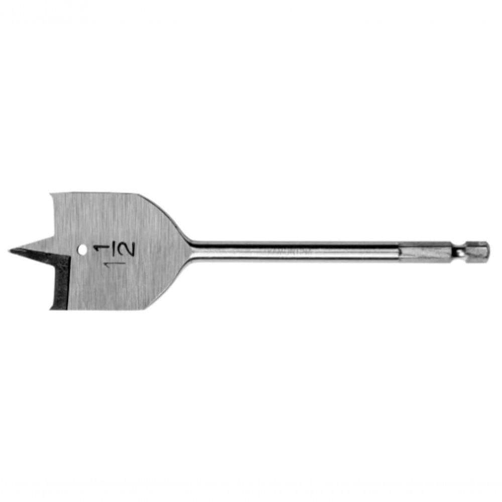 Broca Para Madeira Com Ponta Chata 1.1-2” 150 Mm Tramontina Master Em Aço