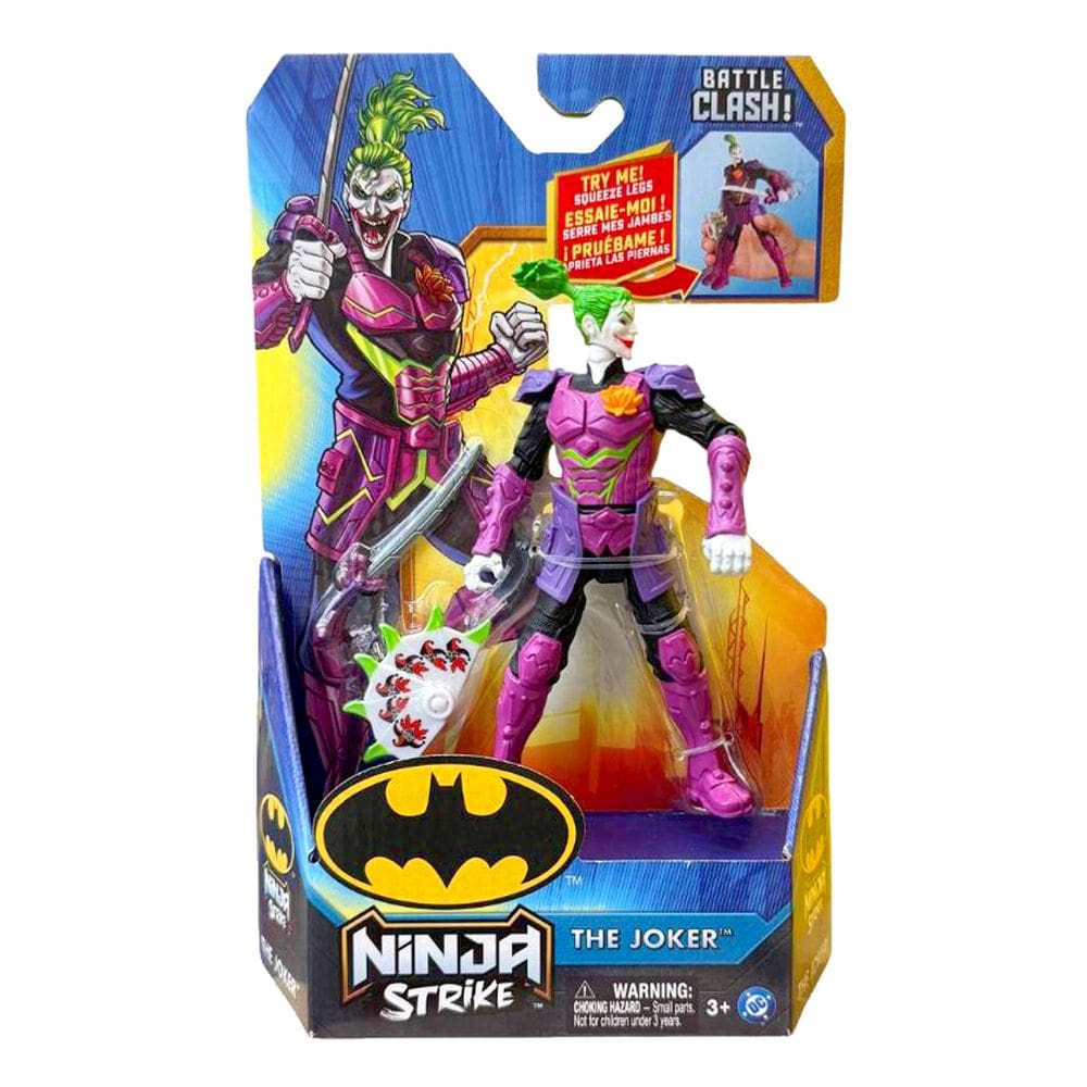 Boneco Coringa de 15cm e Acessórios - Batman Ninja Strike