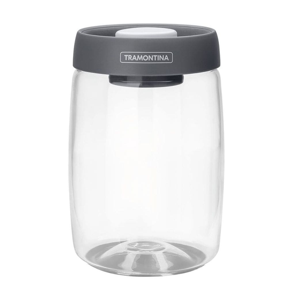 Pote Hermético Purezza Vidro Borosilicato 1,2 Litros Tampa Plástica a Vácuo Tramontina