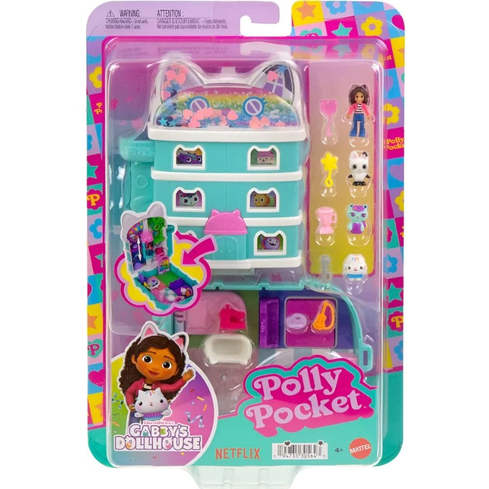 Polly Estojo Gabby`s Dollhouse - Mattel Jfv02