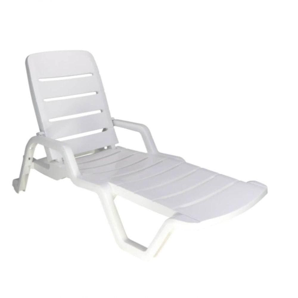 Espreguiçadeira Tramontina Leblon Branco