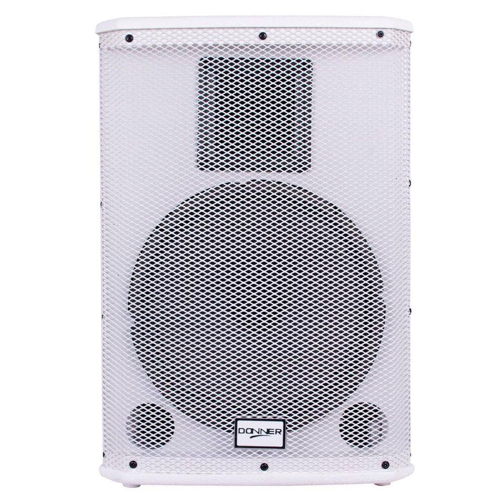 Caixa Acústica Donner Saga 10P Tweeter Piezo 100 Wrms Branca
