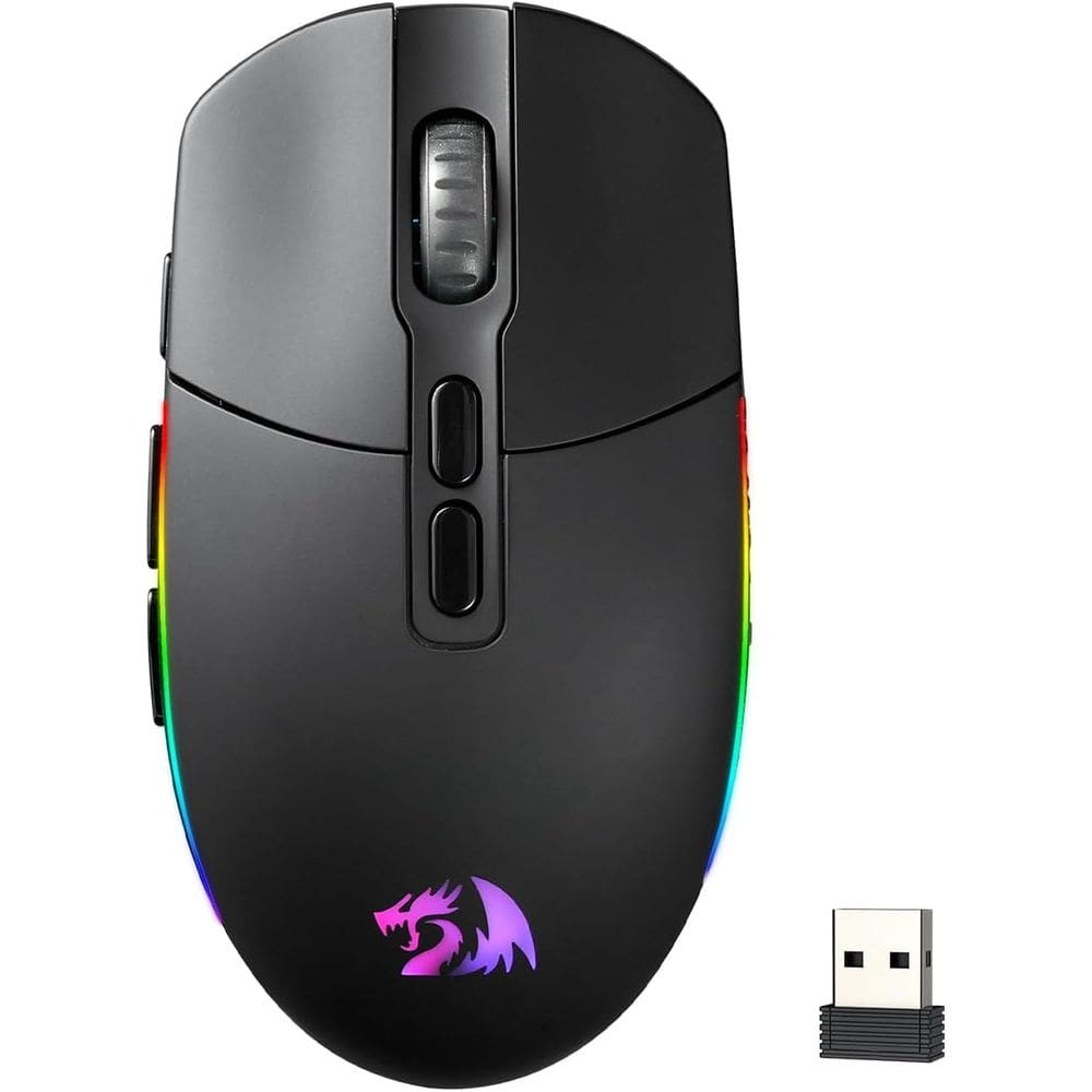 Mouse Gamer Redragon Invader Pro M719-RGB-PRO Sem Fio