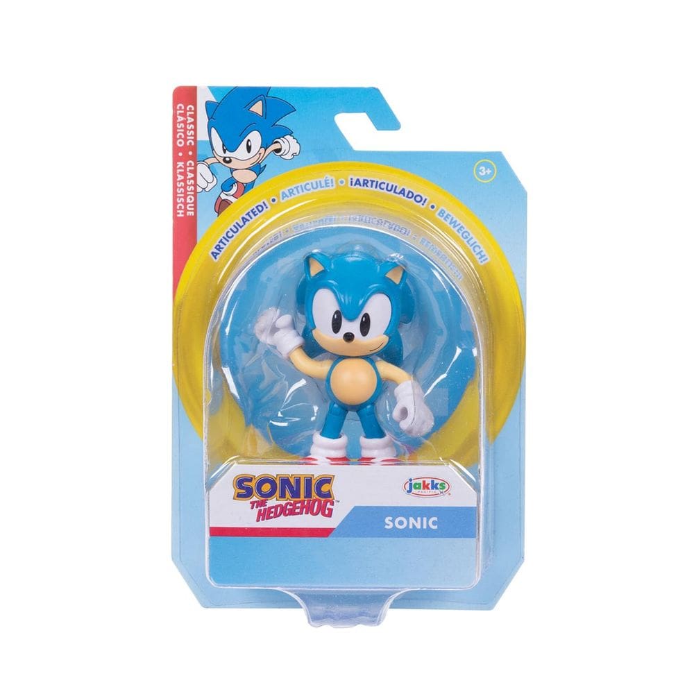 Boneco Articulado Sonic Clássico de 6cm - Sonic
