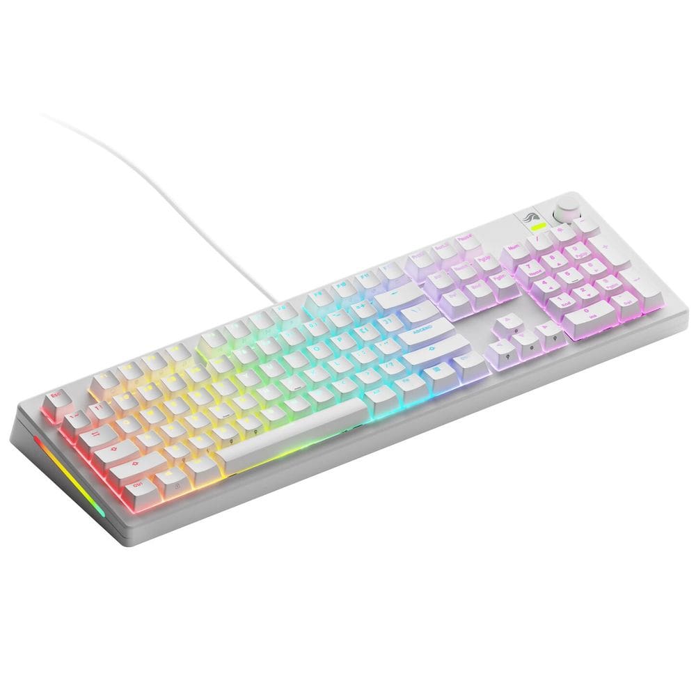Teclado Gaming Glorious GMMK 3 RGB White - com Cabo (Ingles)