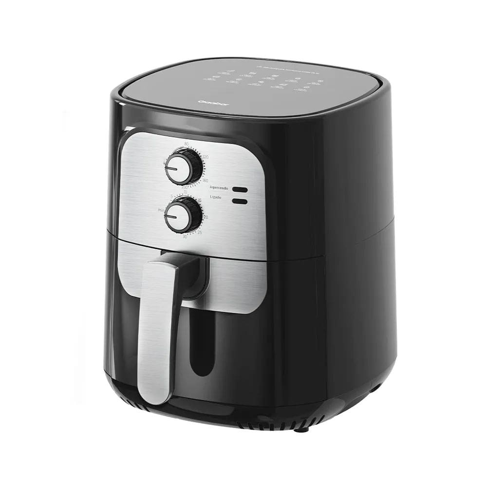 Air Fryer Vintage Analógica 5,5L Prata 127V Gaabor