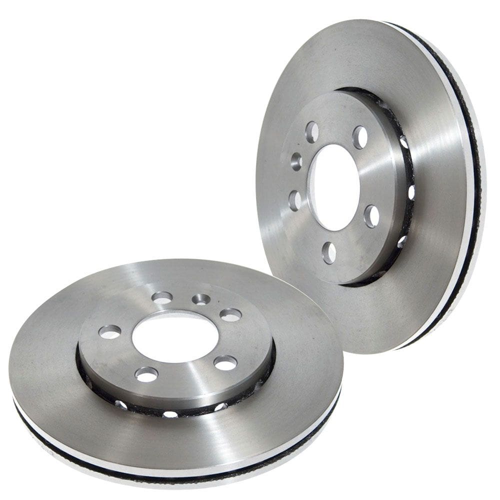 Par Disco de Freio Dianteiro Ventilado sem Cubo Ford Focus 1.6 8V 1.8 2.0 16V 2008 em diante Aro 15 ou 16