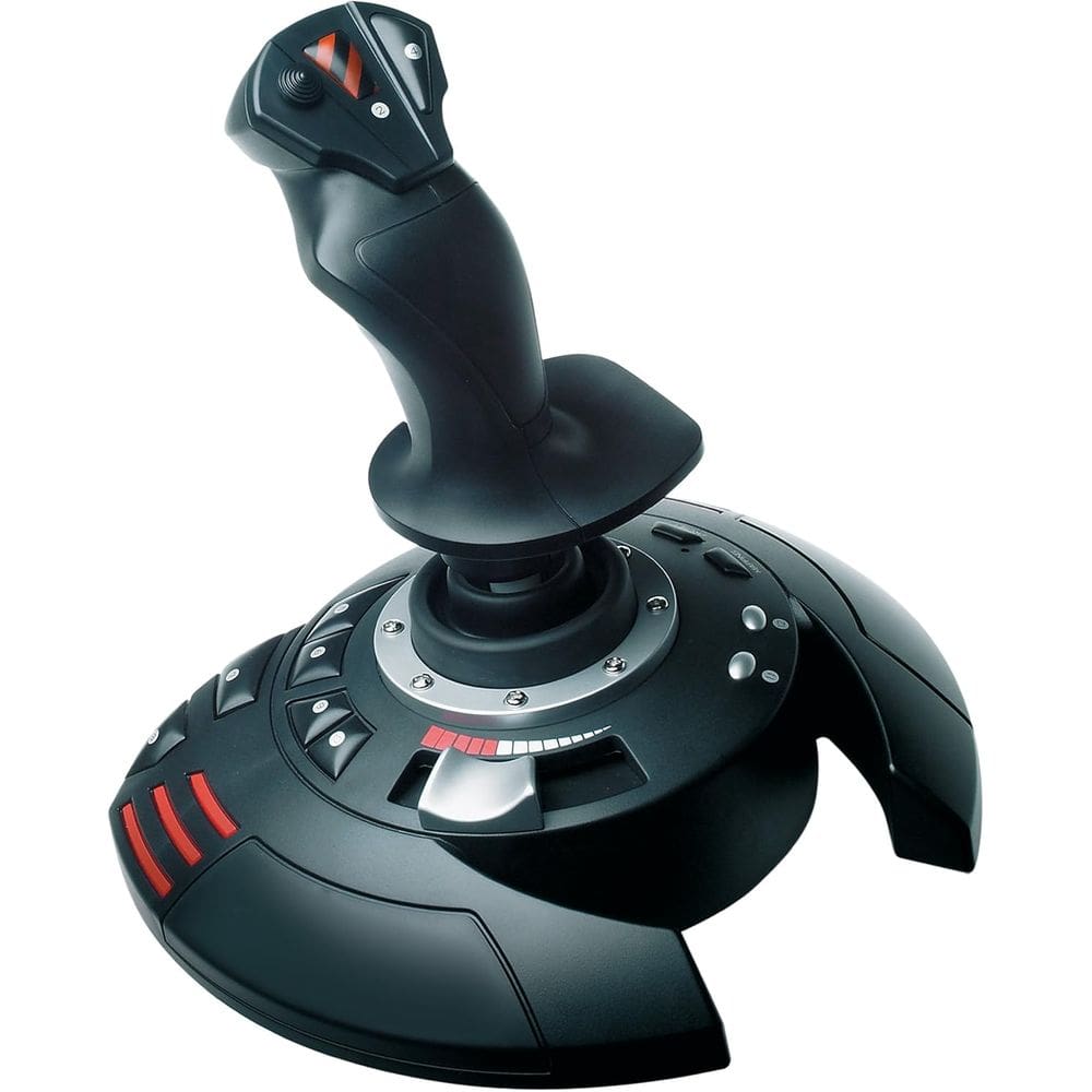 Controle Joystick Thrustmaster T.flight Stick X Preto