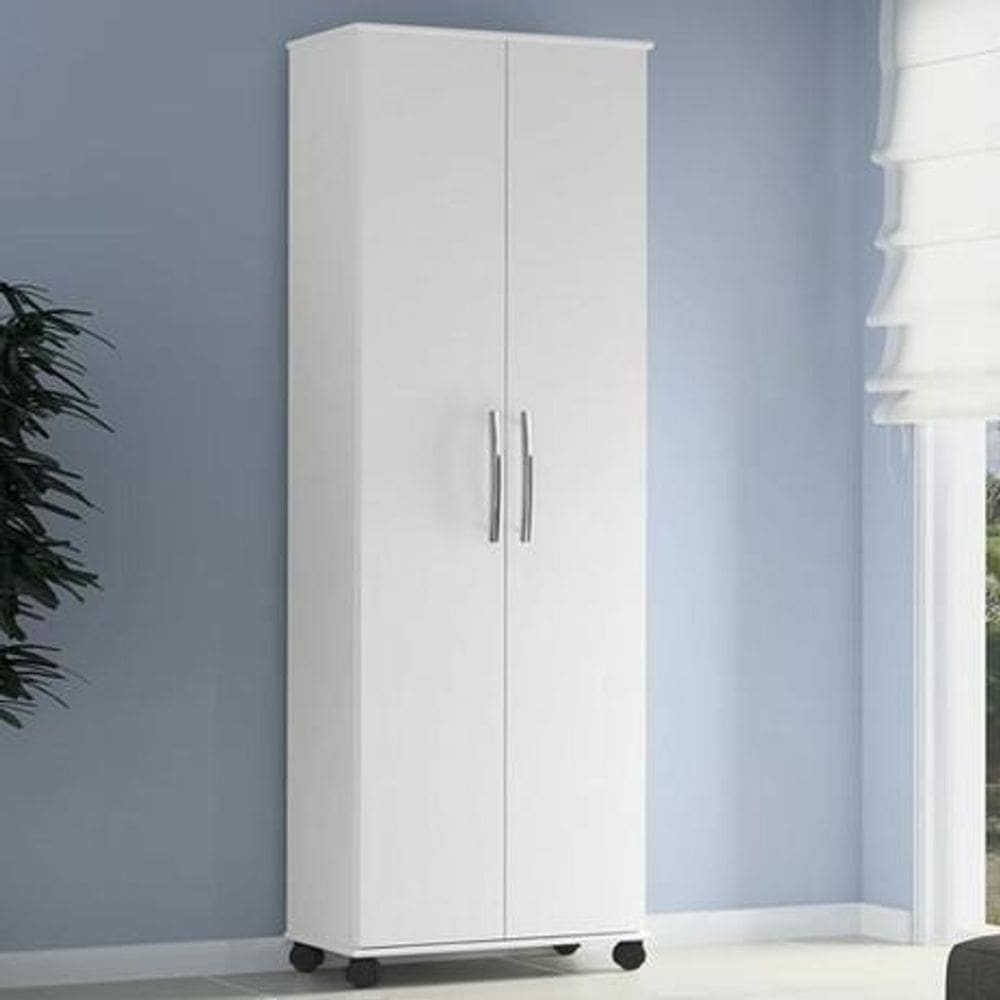 Armário Multiuso Napoles Lavanderia 02 Portas Branco